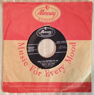  Rockabilly Rusty Draper Lowell McGuire Ron Hargrave 45 Records