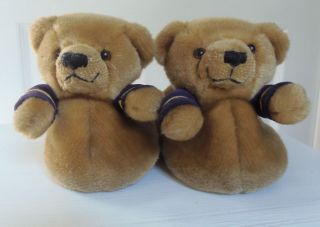 Harrods London UK Bear Slippers Fits U s Ladies Size 6 RARE Gently