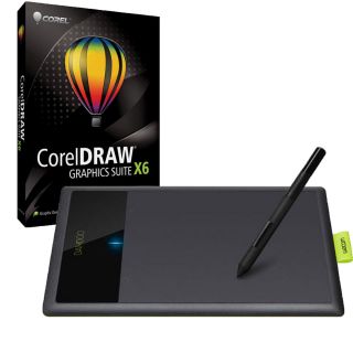  Splash Pen Tablet CTL471 CorelDRAW x6 Corel Graphics Software