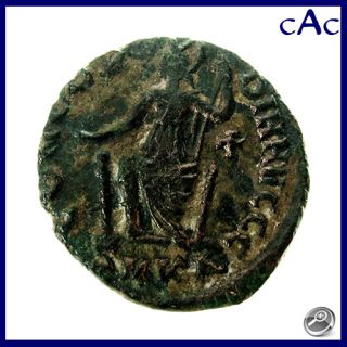 CAC Gratian Concordia Avggg Roma Seated Cyzicus 378 383 Ad Very RARE