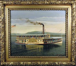 Albert Nemethy Greenwood Lake Painting Nicely Framed O C 20 by 24