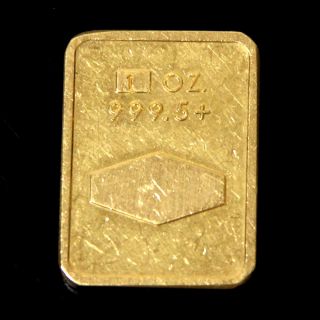 Nice 1 oz Gold Bar 999 5 by Hamilton Jewelers