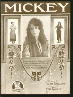 Mickey 1918 Mabel Normand First Silent Film Theme Song