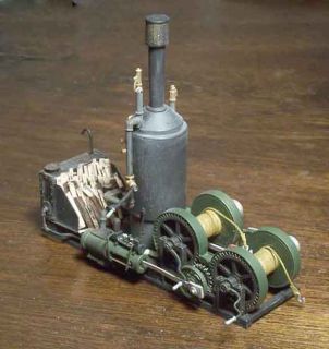 The main components of this model kit are the Boiler, the Engine