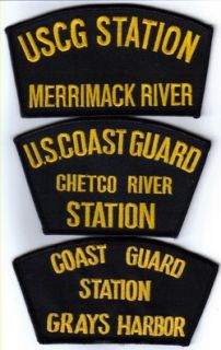 Coast Guard Cap Patch USCG Station Chetco River Oregon