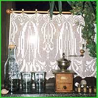Clusters of lily blossoms will fill your windows. These curtains are