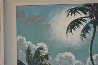 RARE Original Harold H Newton Florida Highwaymen Painting Art