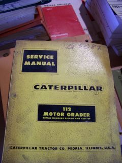 Cat 112 Motor Grader Service Manual in Great Shape