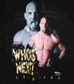 Goldberg Whos Next WCW Wrestling Tshirt XL