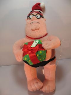  Stuffed Family Guy Peter Griffin in Speedo with Present RARE