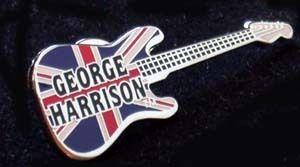 Beatles George Harrison Guitar Pin Limited