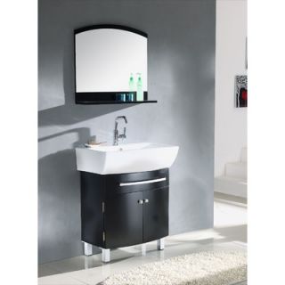Legion Furniture 27.5 Single Bathroom Vanity Set in Espresso