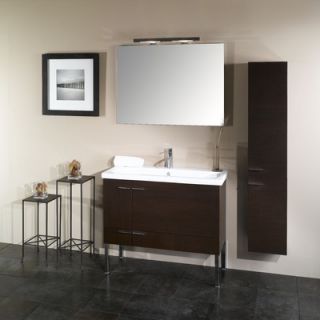 Dreamline Wall Mounted Modern Bathroom Vanity Set   DLVRB 103