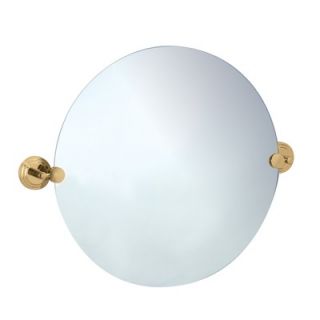 Gatco Laurel Avenue Oval Mirror in Polished Nickel