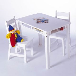 Lipper International Rectangular Table and Chair Set  