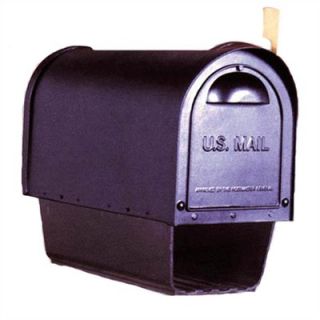  Classic Curbside Post Mounted Mailbox with Newspaper Tube   SCC 2008