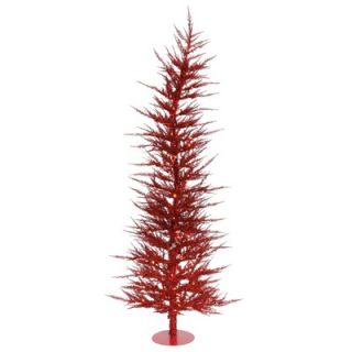 Vickerman Frosted Frasier Fir 5.5 Artificial Christmas Tree with LED