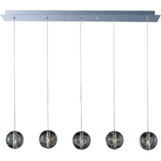 ET2 Brilliant 5 Light Pendant   E24025 20PC