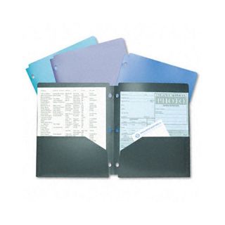 Snapper Twin Pocket Poly Folder, 8 1/2 x 11, Assorted Colors