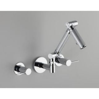 Kohler Wall Mount Service Sink Faucet with Loose Key Stops and Double