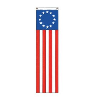  Forge Flag Patriotic Colonial 13 Star Vertical Flag   08636050 C