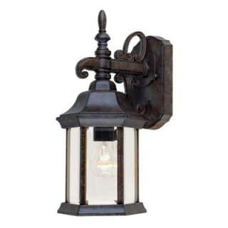 Savoy House 14.25 x 6.25 Outdoor Wall Lantern in Rustic Bronze