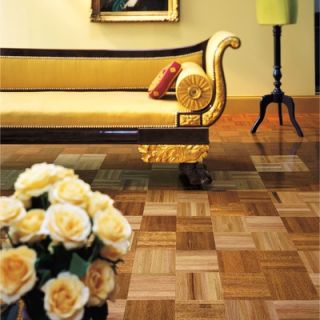 Armstrong Urethane Parquet 12 x 12 x 5/16 Solid Oak in Honey