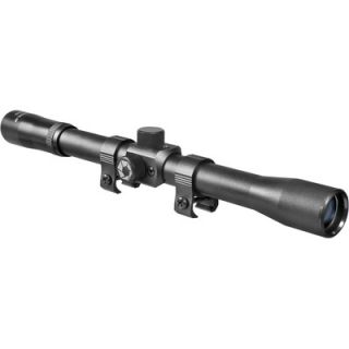 Barska 4x15 Rimfire Riflescope, Black Matte, 30/30 with Std ring