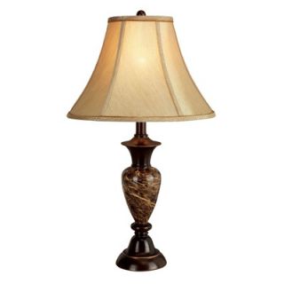 Hazelwood Home 25 x 14.6 Table Lamp in Dark Brown