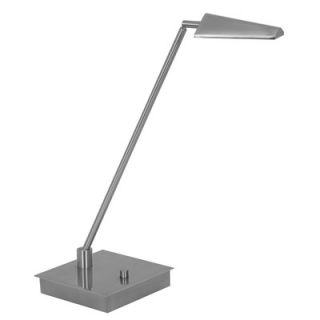 Mondoluz Ronin 17 Table Lamp in Brushed Platinum   10018 BP