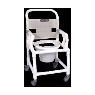 Anthros Medical 16 PVC Shower Chair with Drop Arms   C1620 3P