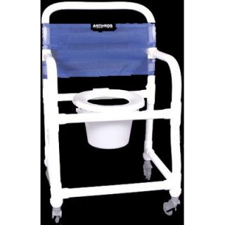 Anthros Medical Pvc 21 Fixed Arm Shower/Commodeode Chair