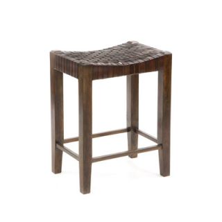 William Sheppee Saddler 26 Counter Stool in Walnut Stain