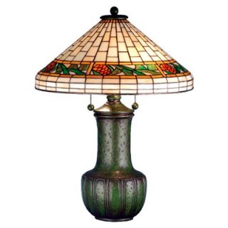 Meyda Tiffany 25 H Bungalow Pine Cone Table Lamp