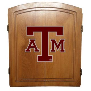 Sports Fan Products NCAA   Oak Finish Dart Board Cabinet   7500   x