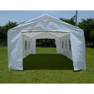 Aosom 26 x 16 Heavy Duty Carport Canopy Tent   5662 0133
