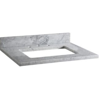 Xylem 31 Marble Vanity Top for Rectangular Undermount Sink with