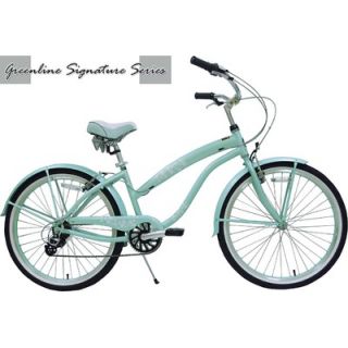Greenline Bicycles Ladies 26 Aluminum 7 Speed Shimano Premium