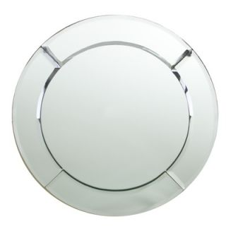 ChargeIt Mirror Round Charger Plate (Set of 2)