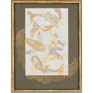 Paragon Golden Koi II by Zarris Contemporary Art   39 x 30