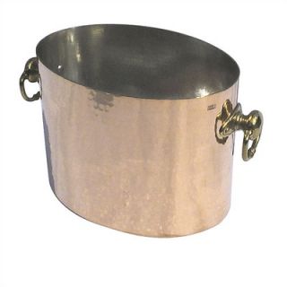 Mauviel Mtradition Cupretam Tinned Copper Oval Champagne Bucket with