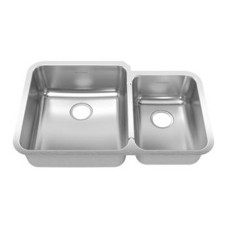 Stainless Steel Undermount 32.88 x 21.50 Double Combination Bowl