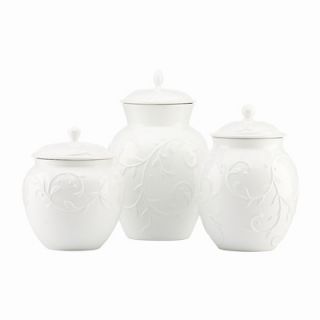 Lenox Opal Innocence Carved Canisters (Set of 3)