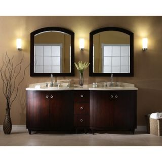 Xylem Capri 36 Bathroom Vanity Set in Dark Espresso   V CAPRI 36DE