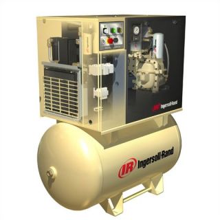  Screw Air Compressor, 10 HP, 125 PSI, 38 CFM with Total Air System