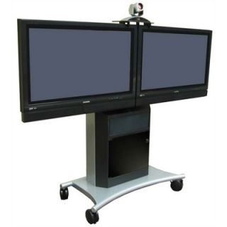  Rolling Dual LCD/Plasma Stand for 40 to 50 Screens   RPS 1000L