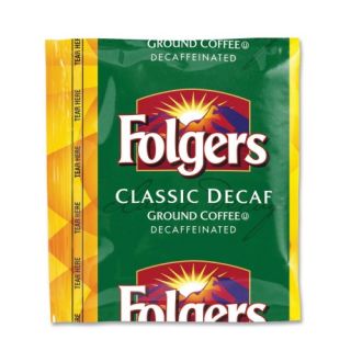 Folgers Classic Roast, Decaffeinated, 1.5 oz., 42BG,CT
