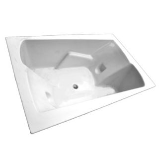 American Acrylic 71 x 48 Soaker Arm Rest Bath Tub