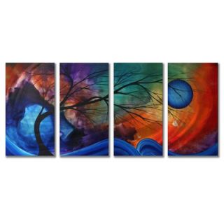  Cosmic Collision by Megan Duncanson, Abstract Wall Art   23.5 x 48