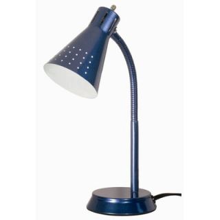 Nuvo Lighting One Light Small Goose Neck Desk Lamp in Met Blue   60
